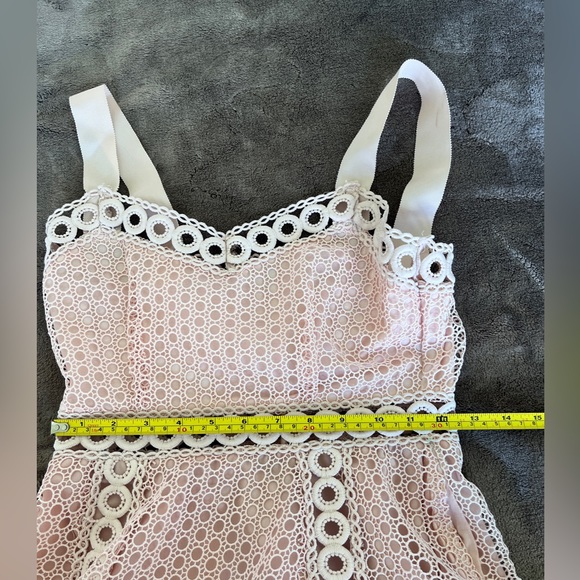 MAJE - Ravi Eyelet Dress Blush Pink - Picture 8 of 13